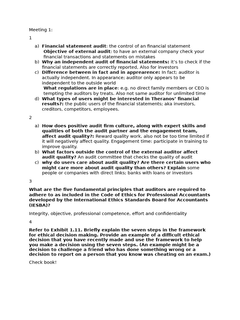 Understanding Financial Statement Audits | PDF | Audit | Internal Control