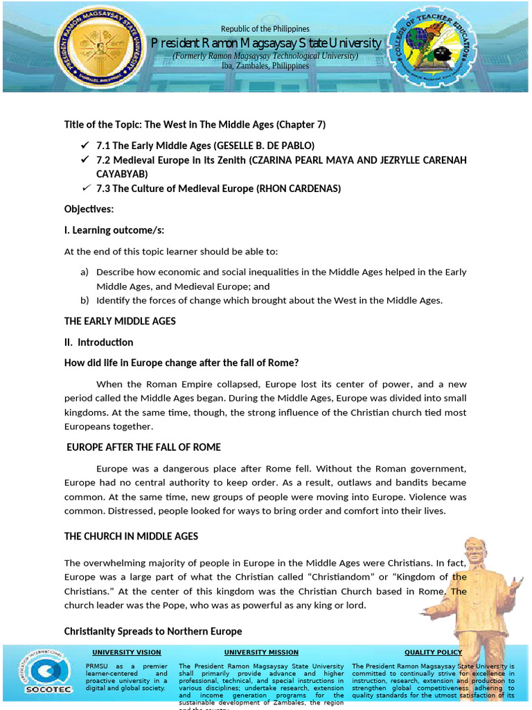 Understanding the Early Middle Ages | PDF | Crusades | Holy Roman Empire