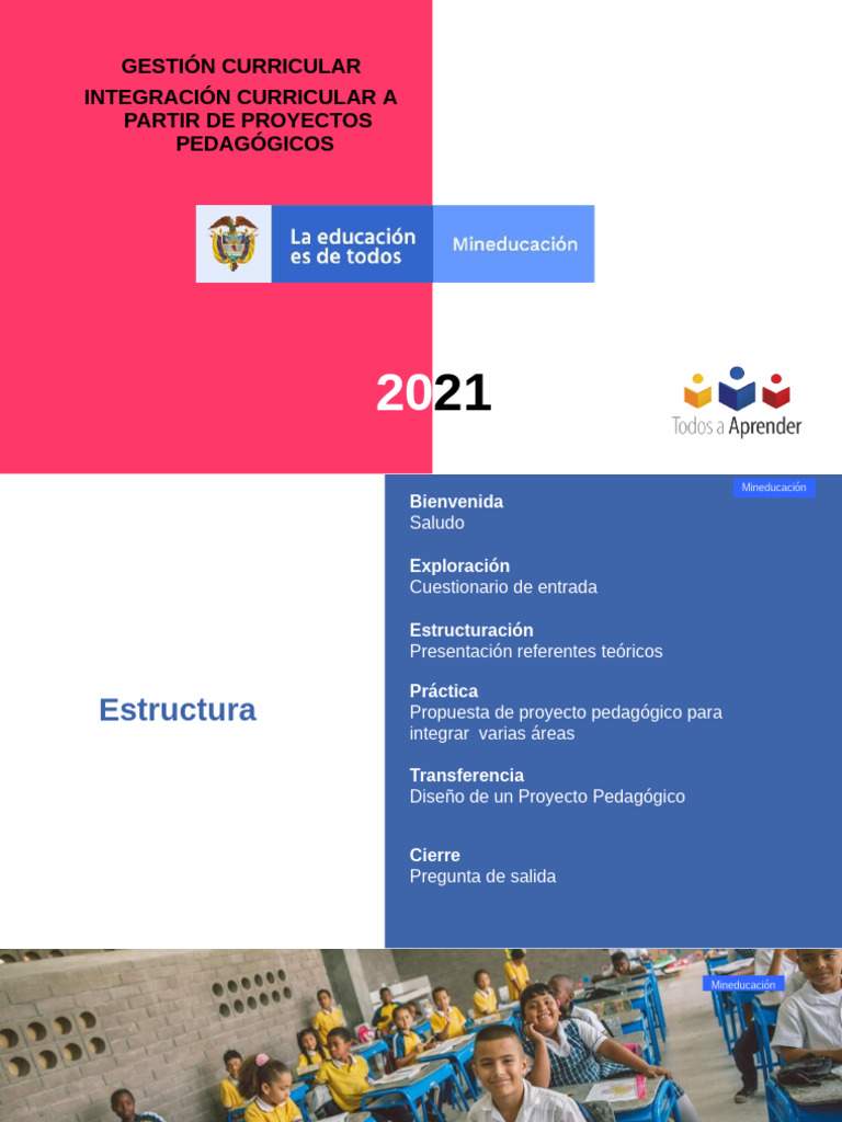 Gestión Curricular y Proyectos Pedagógicos | PDF | Plan de estudios ...