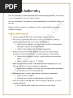 Audiogram Report Template and Format | PDF | Audiology ...