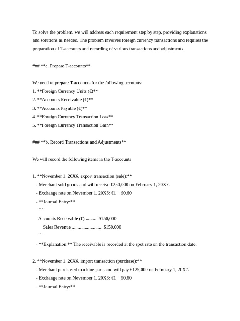 To solve the problem | PDF | Exchange Rate | Pound Sterling