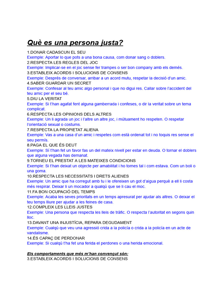 Què es una persona justa_ | PDF