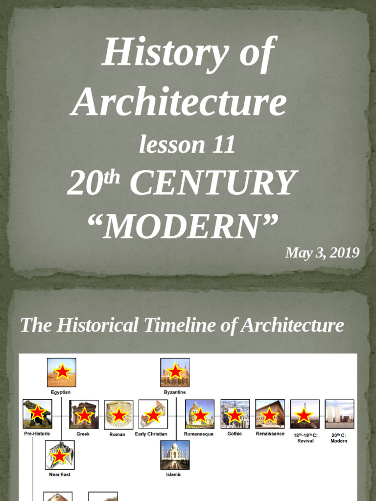 lesson11_MODERN | PDF | Architectural Design | Architecture