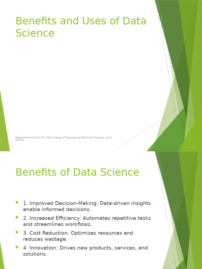 02 Benefits Uses Data Science | PDF