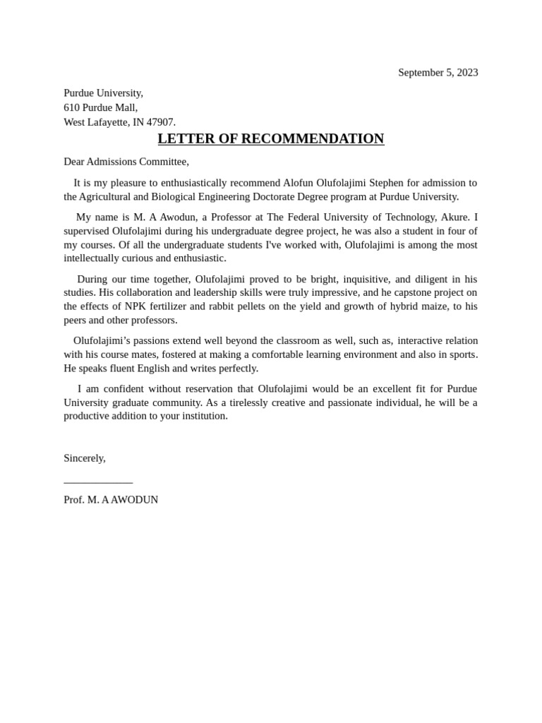 Recommendation Draft | PDF