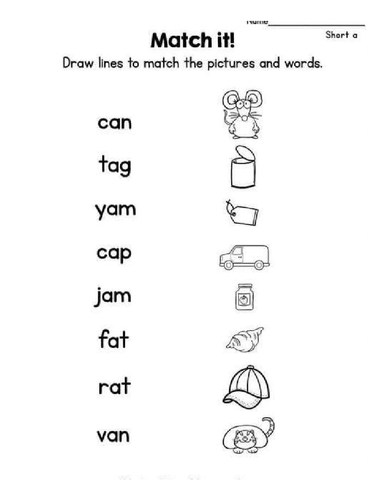 Short Vowel A | PDF
