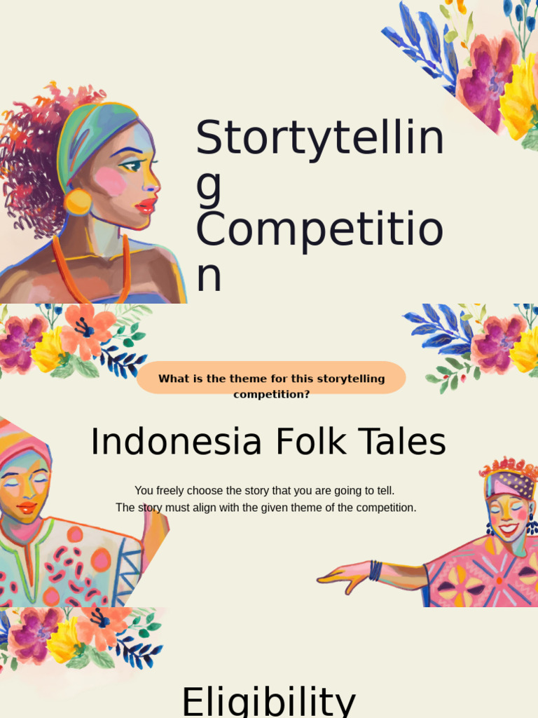 Indonesia Folk Tales Storytelling Contest | PDF