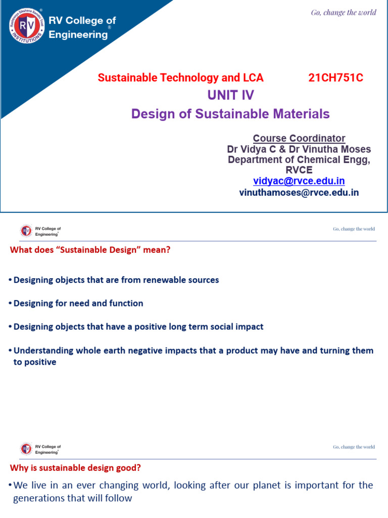 Sustainable Design for Engineers | PDF | Sustainability | Life Cycle ...