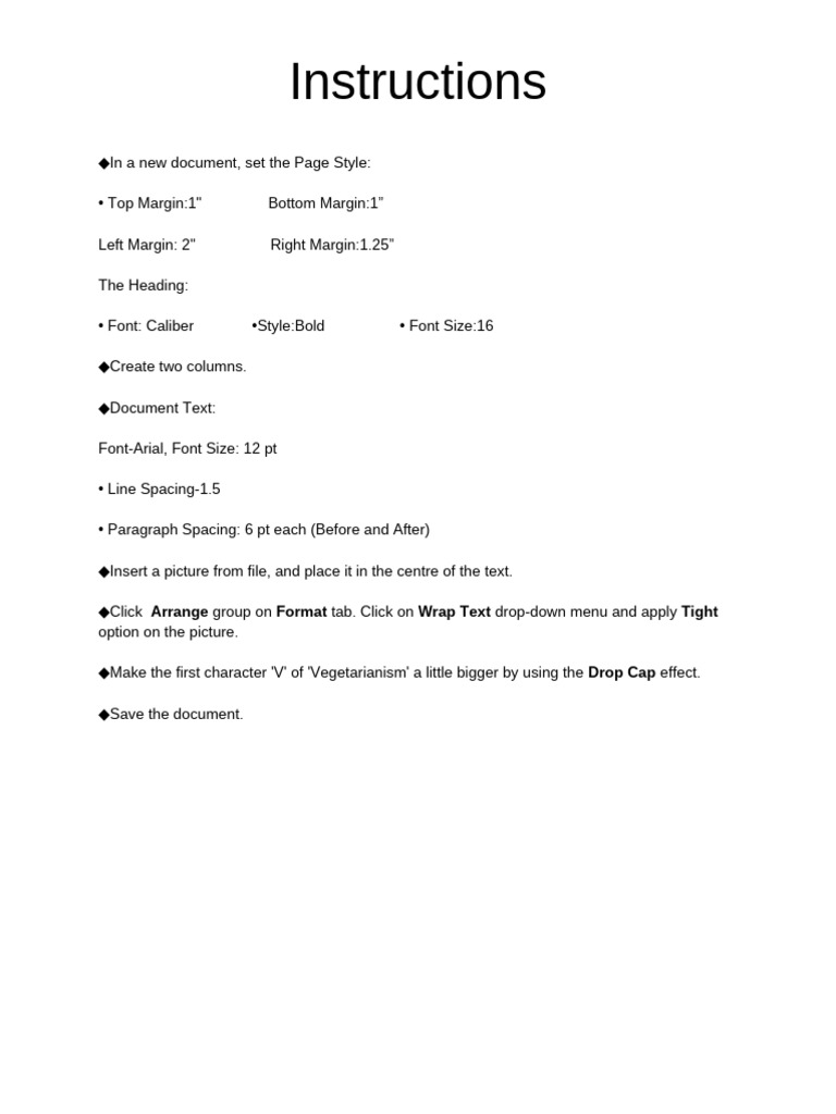 Ms Word 3 | PDF
