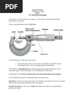 How to Read a Micrometer Screw Gauge | PDF