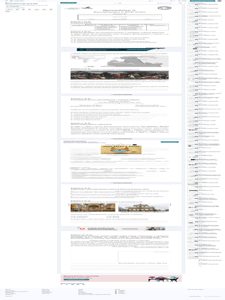 Sprawdzian 3 Wersja B PDF - PDF | PDF