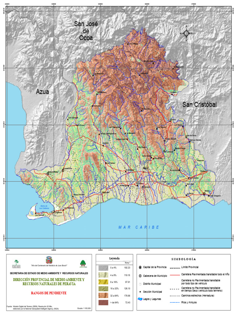 Mapa de la Provincia Peravia | PDF