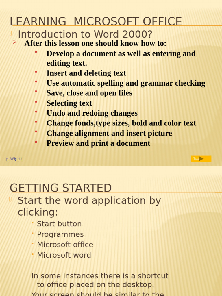 Microsoft Word 2000 Basics Guide | PDF | Microsoft Word | Software
