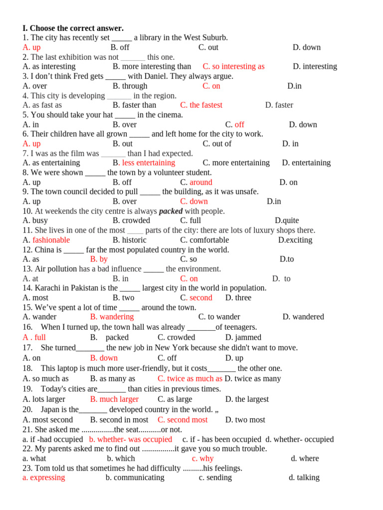 English Grammar Practice Exercises | PDF