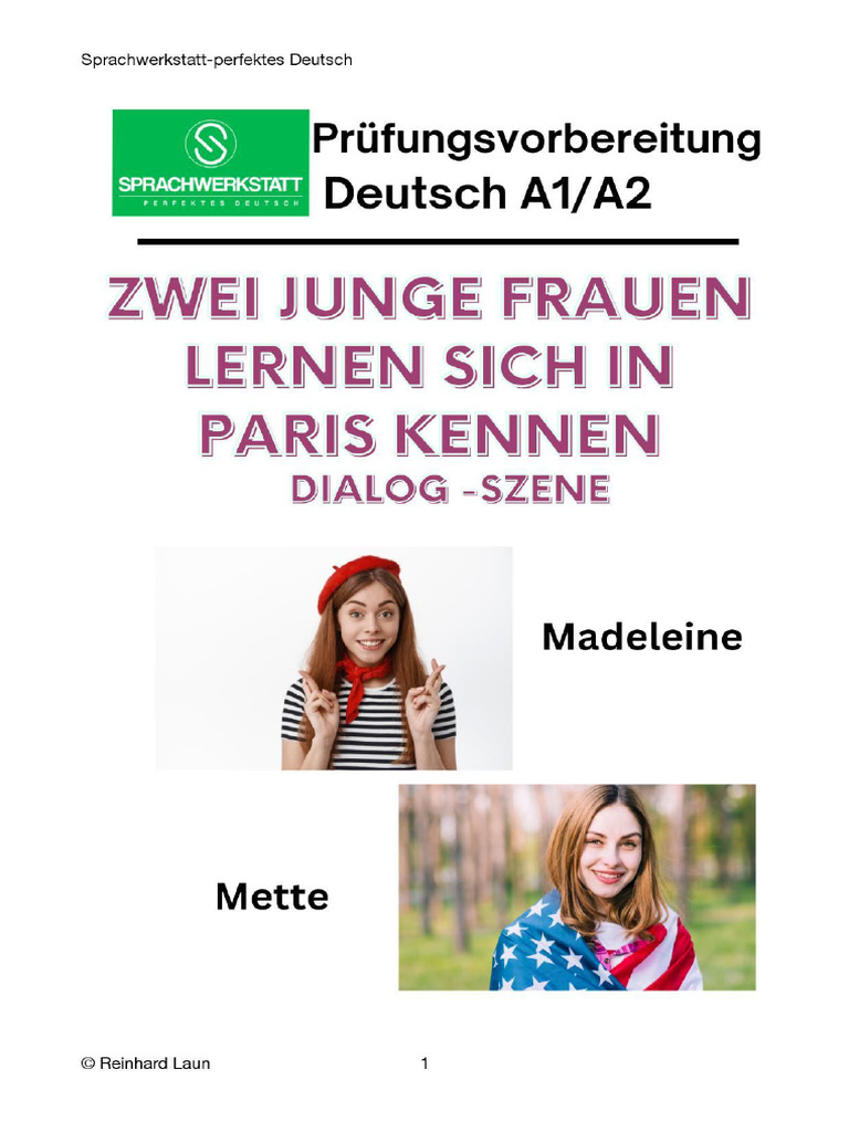 A1 -A2 Dialog -Szene | PDF