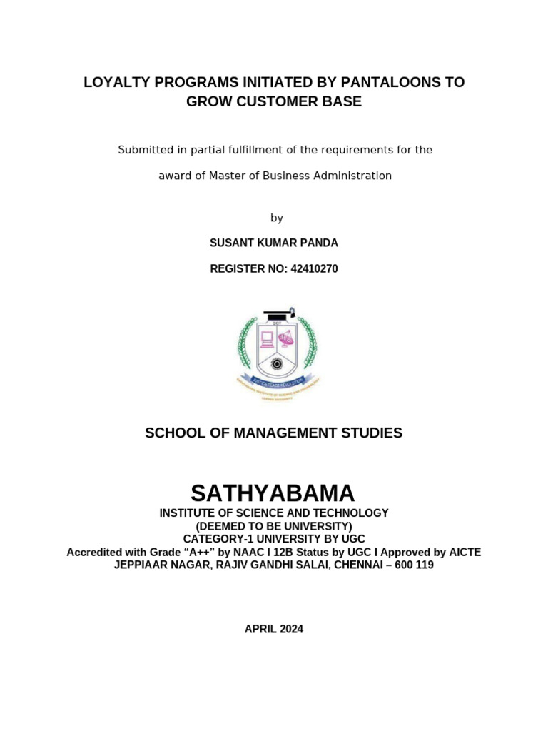 Susant Main Project | PDF | Methodology | Data Analysis