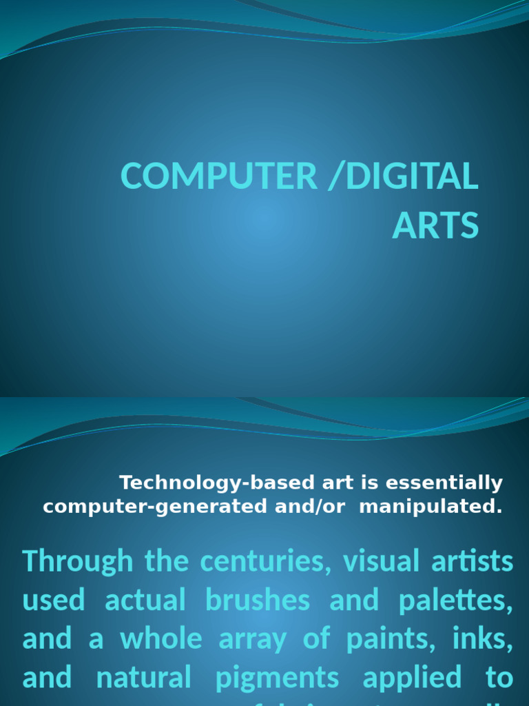 Computer Digital Arts | PDF | Pattern | Computer Generated Imagery