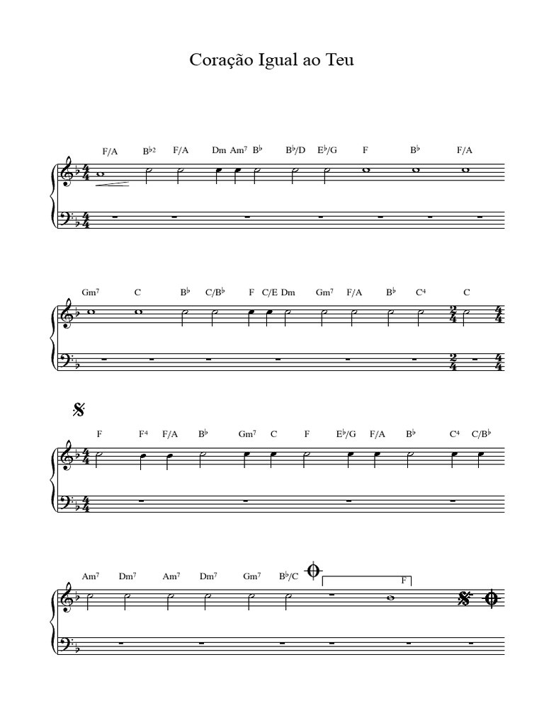 Coração Igual Ao Teu Alagoinha 220216 Pdf Xadrez Teoria Do Xadrez