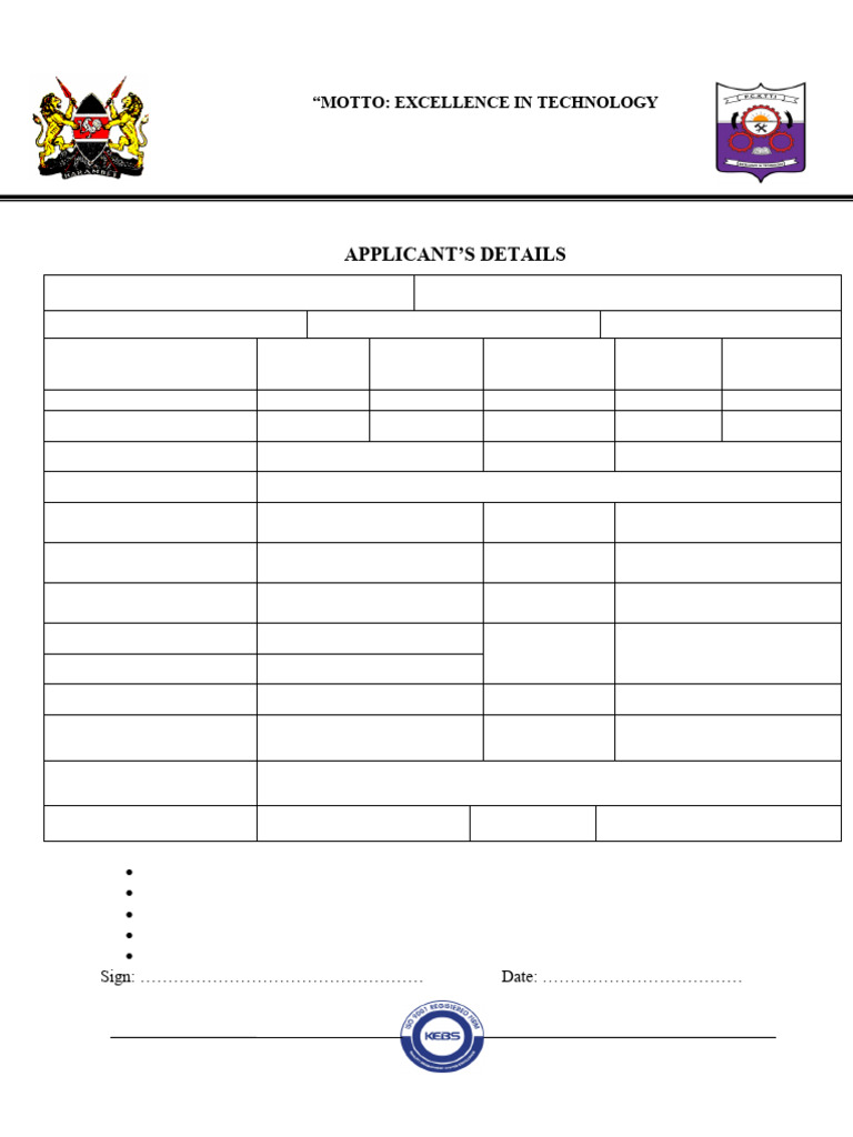 Application Form Revised | PDF