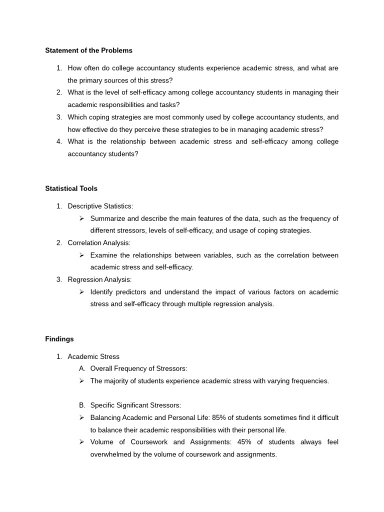 Mini Research | PDF | Self Efficacy | Statistics