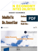 Indian Economy Oppurtunties Unlimted