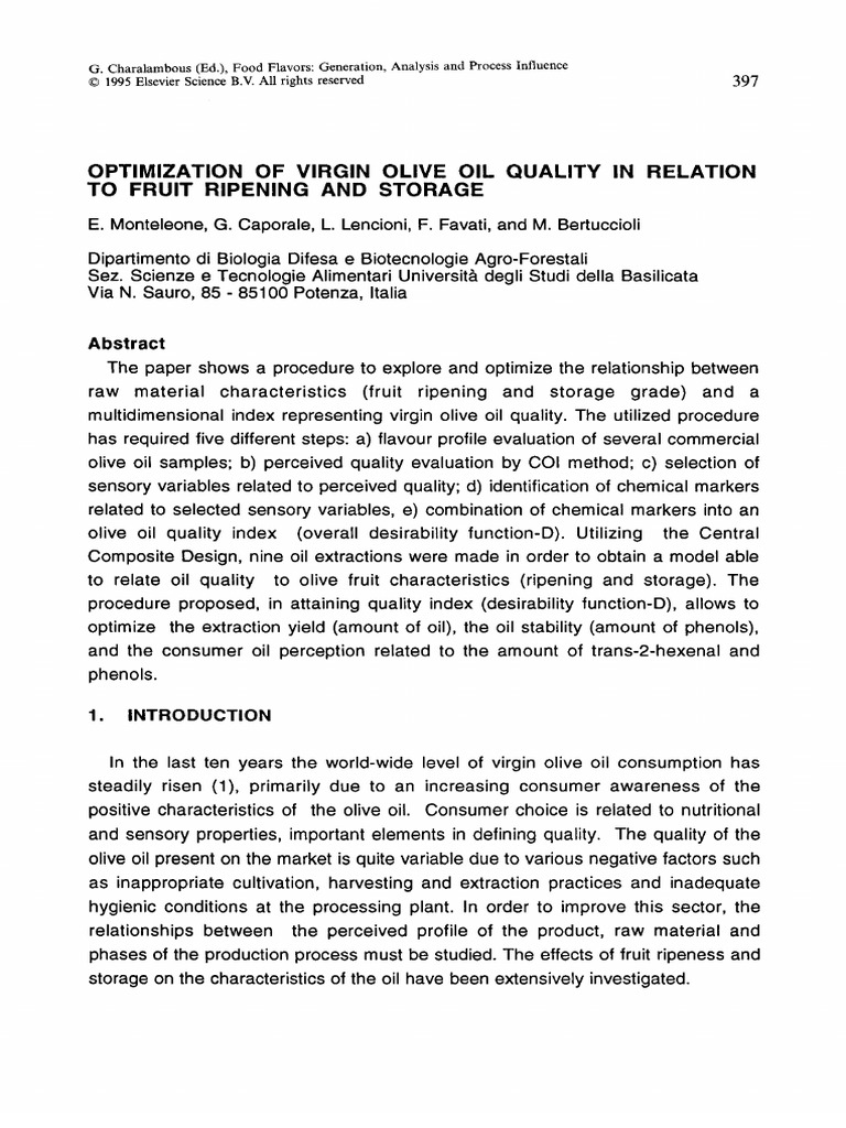55 Pub 1995 (Monteleone) Optimization of Virgin Olive Oil Quality in ...