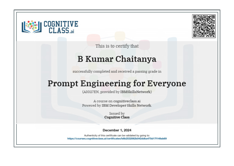 Certificate in Prompt Engineering | PDF