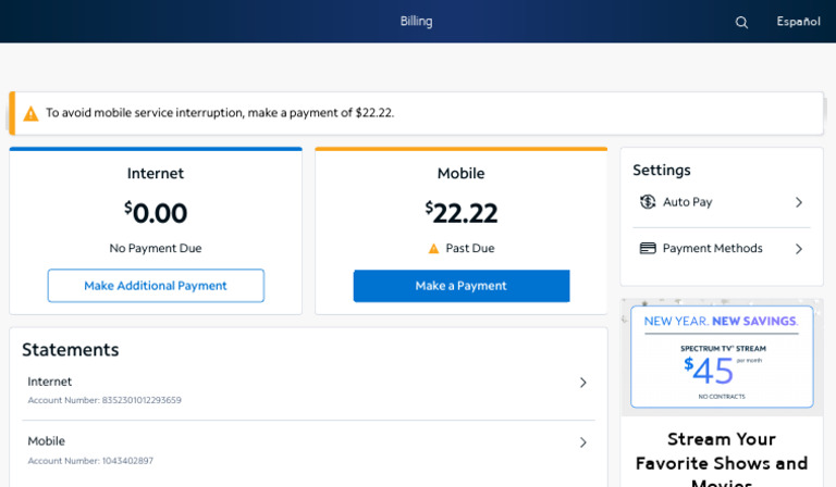 Mobile Payment Reminder: $22.22 Due | PDF