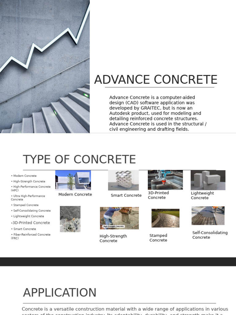 Advance Concrete Software Overview | PDF | Concrete | Strength Of Materials