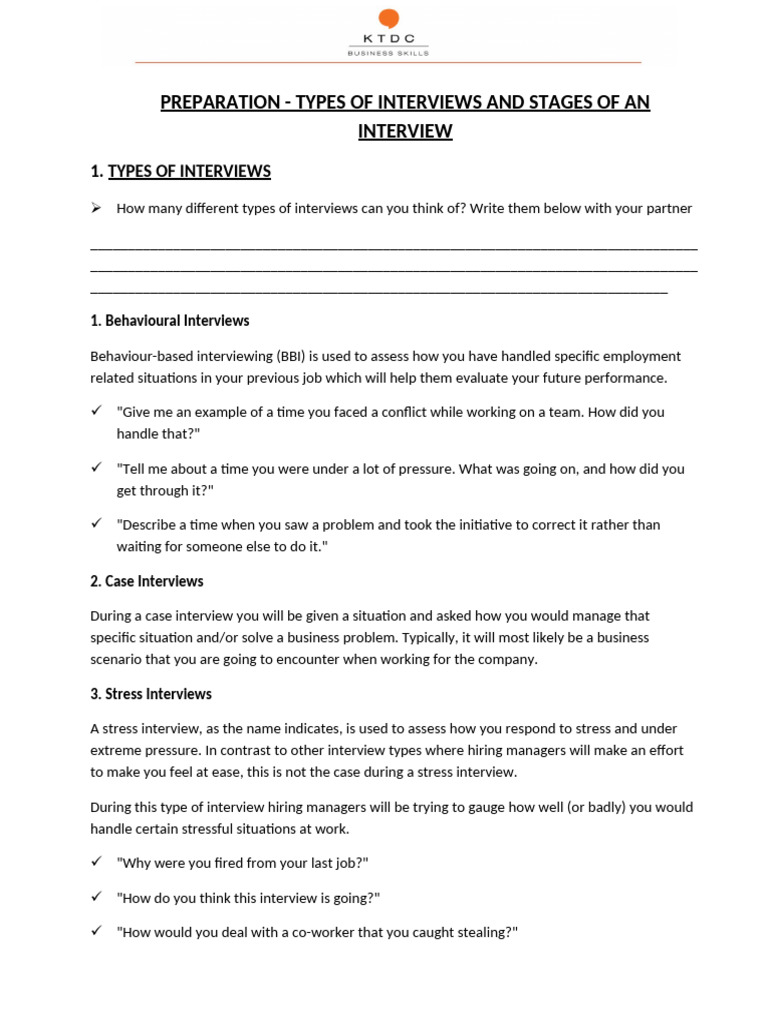 5 +lesson+2 +Interview+Preparation +Types+of+Interviews+and+Stages+for ...