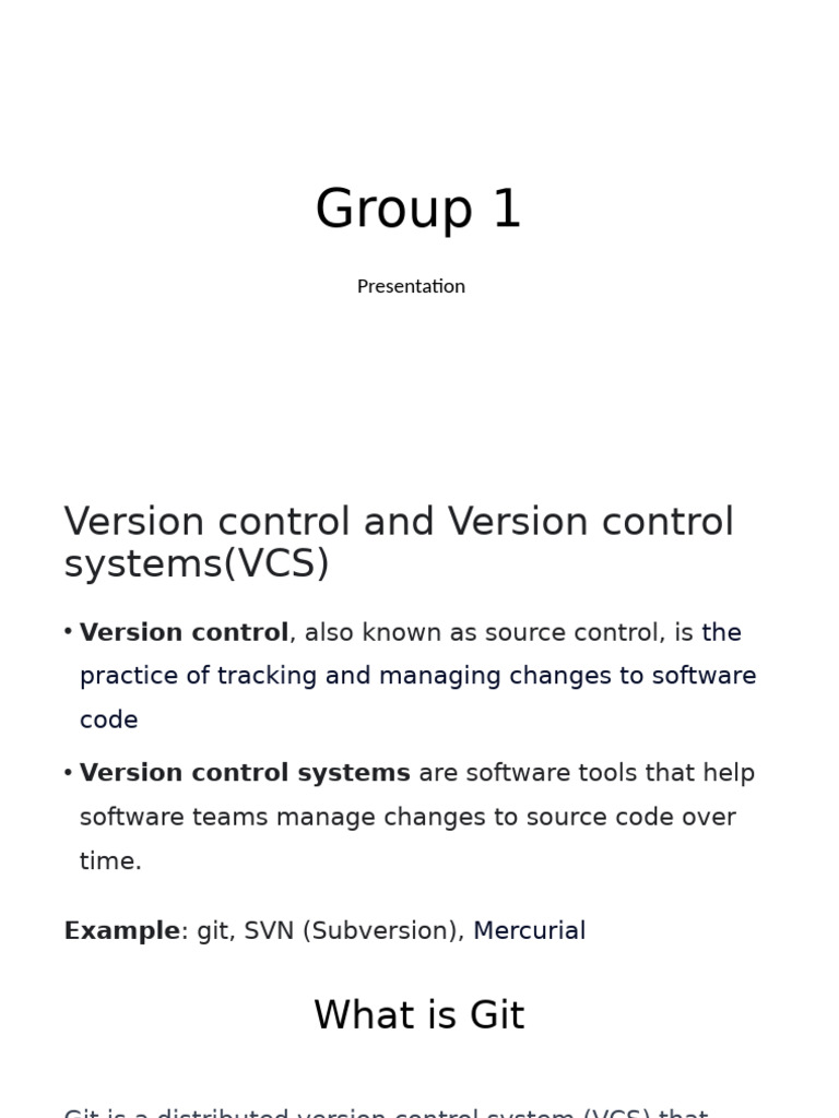 Introduction to Git Version Control | PDF | Version Control | Computing