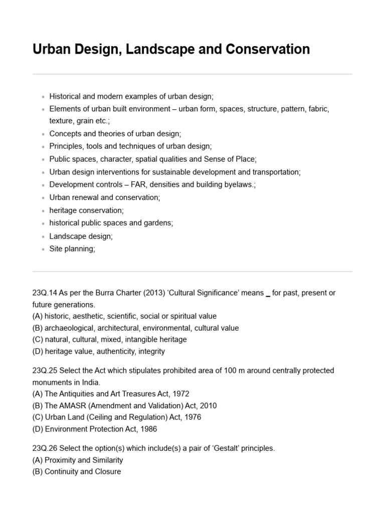 Urban Design and Heritage Conservation Insights | PDF | Urban Design ...