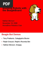 Download Building Robots with the BeagleBoard -- HBRC Nov 19 2008 by Nathan Monson SN8230776 doc pdf
