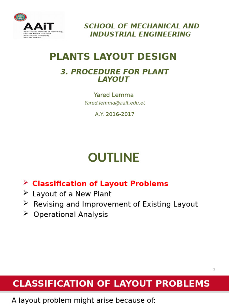 Plant Layout Design Procedures Guide | PDF | Warehouse
