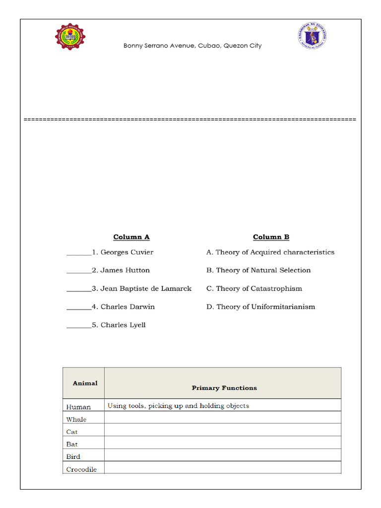 Evidence of Evolution in Science 10 | PDF