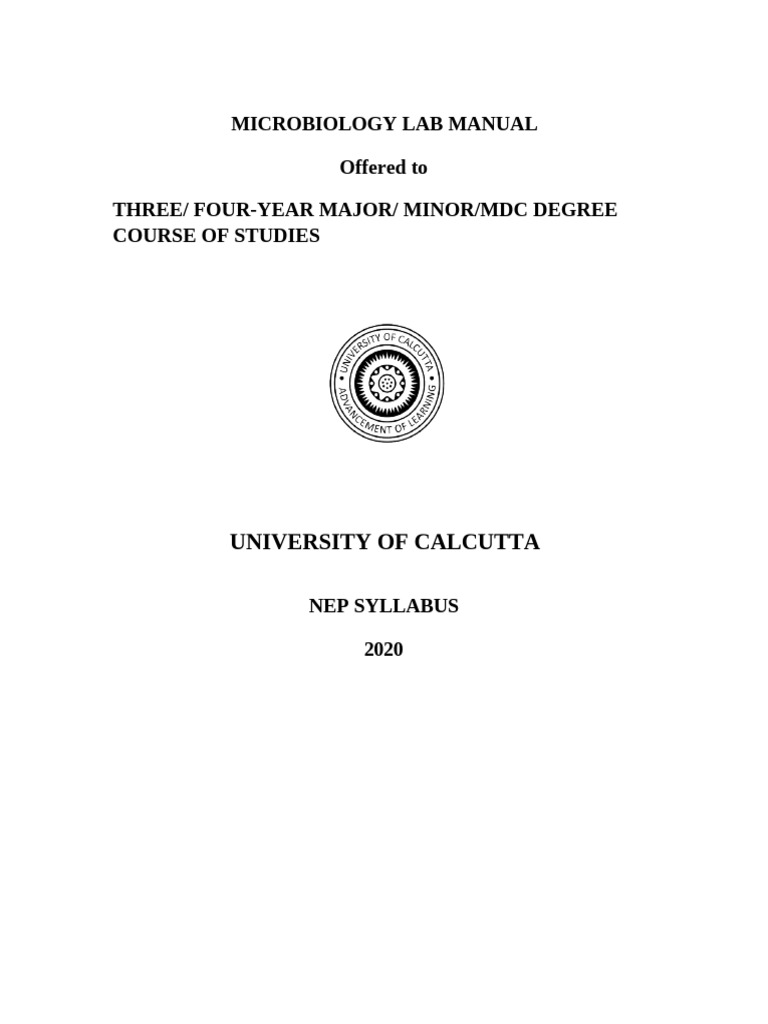 MCB Lab Safety and Practices Guide | PDF | Ph | Agar