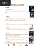 Novetats febrer 2012