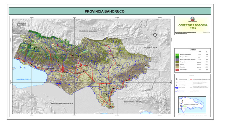 Mapa de Cobertura Boscosa en RD | PDF