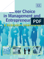 Career Choice in Management and Entrepreneurship