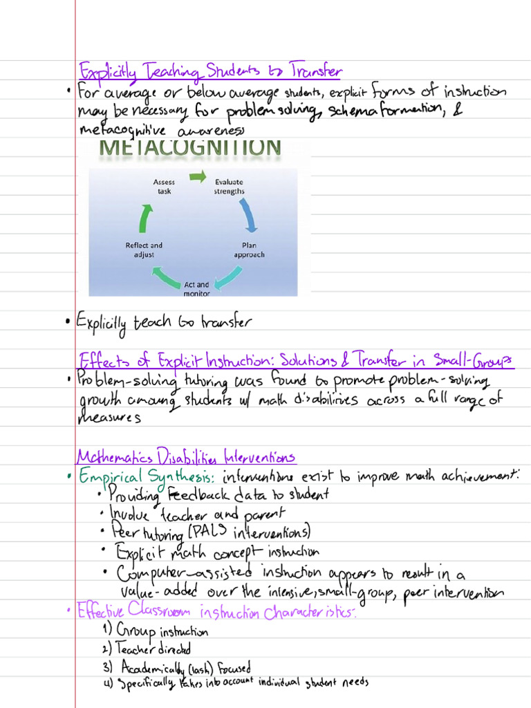 Academic interventions pdf mathematics teachers