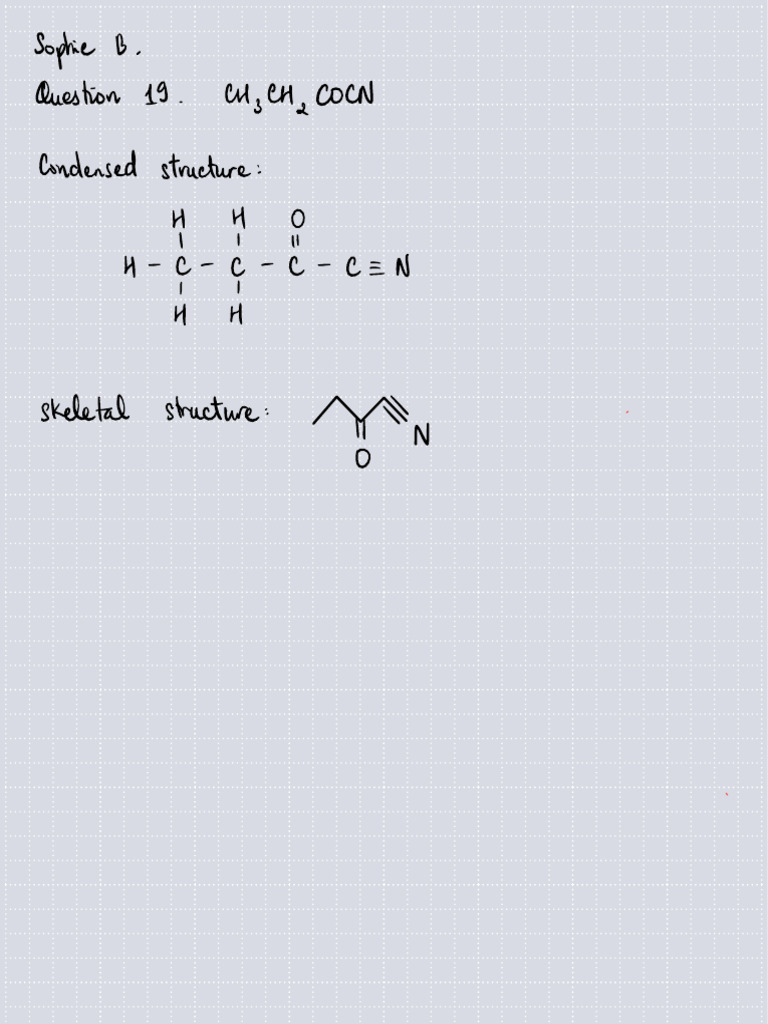 Condensed Structure of CHICH, COCN | PDF