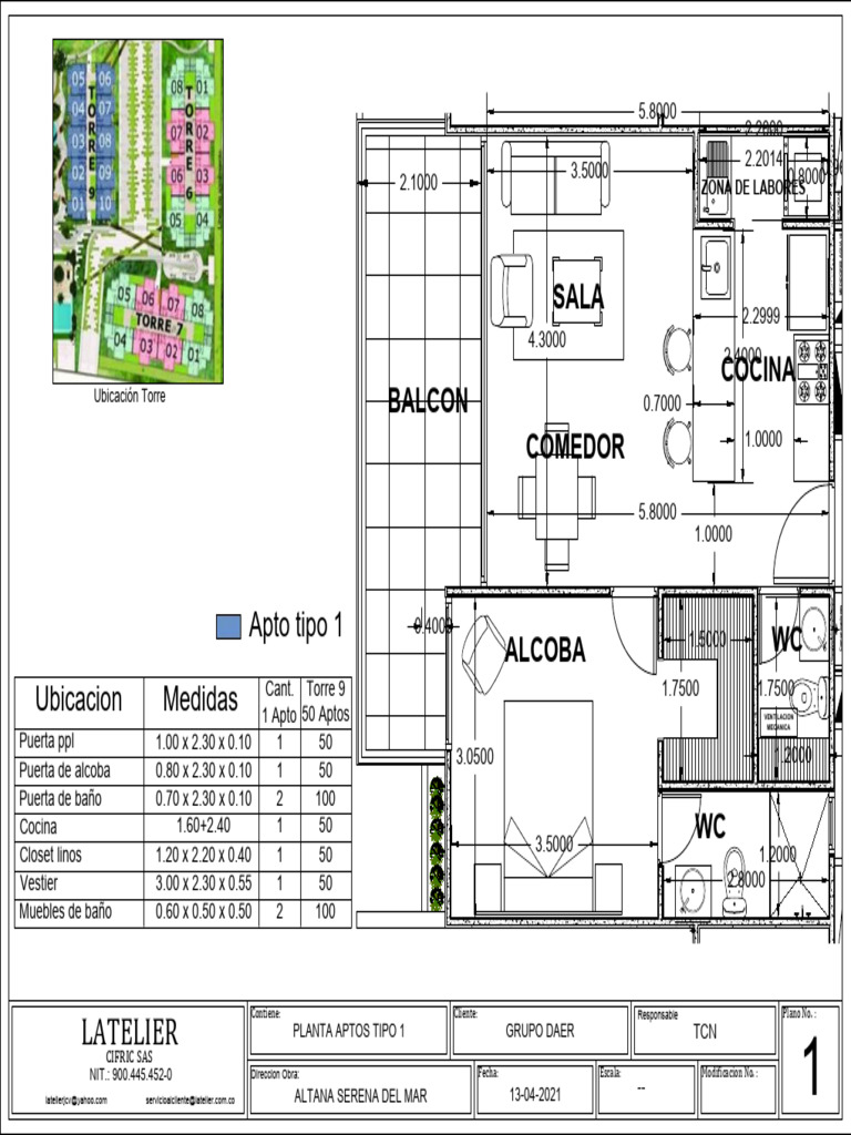 Planos de Apartamentos Altana Serena | PDF