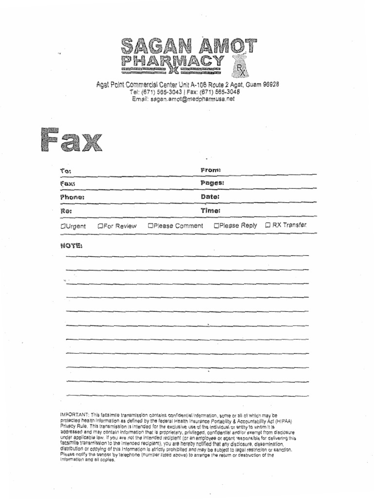Confidential Fax Transmission Details | PDF