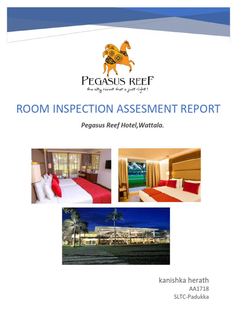 Room Inspection Report for Pegasus Reef | PDF | Hygiene | Bathroom