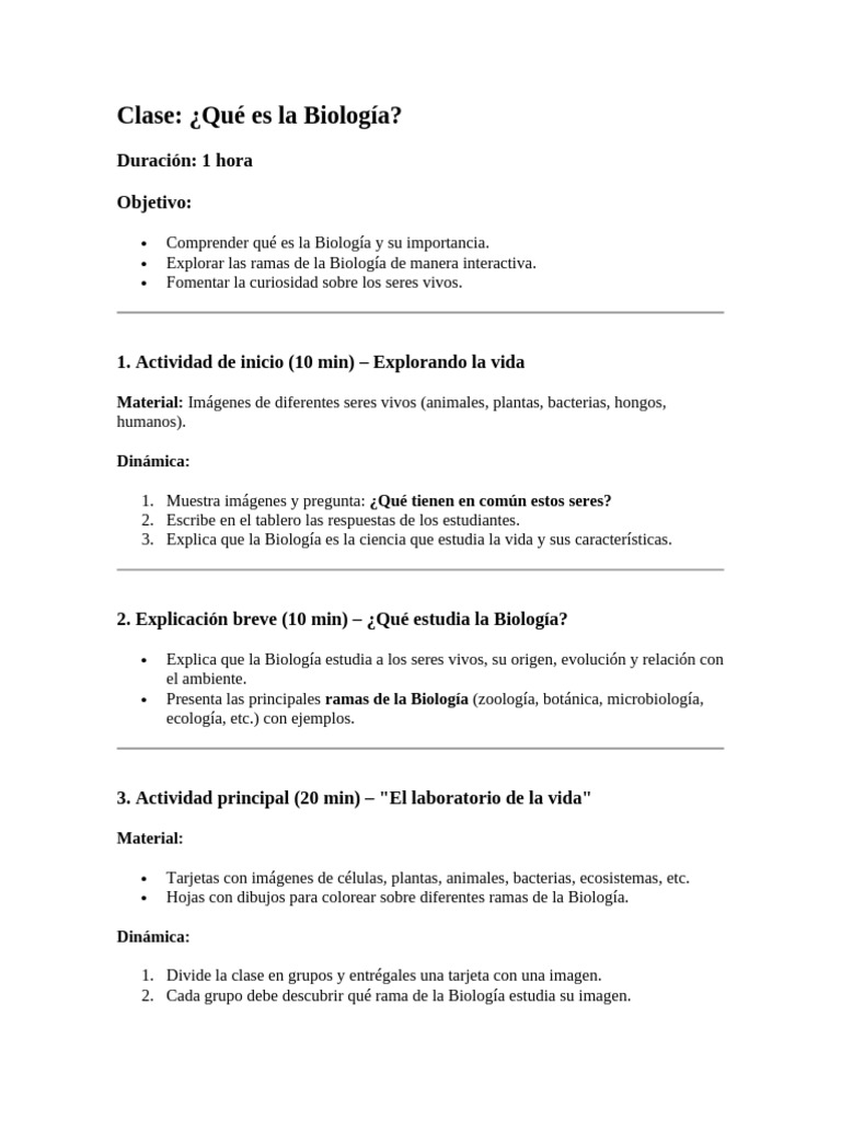 Introducción Interactiva a la Biología | PDF
