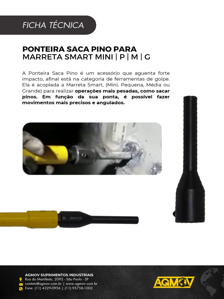 Ponteira Saca Pino para Marreta Smart | PDF