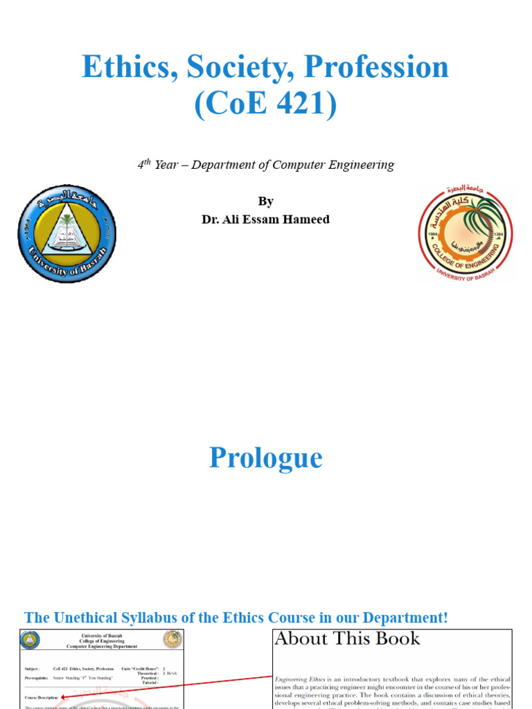 Engineering Ethics and Professional Responsibility | PDF | Utilitarianism