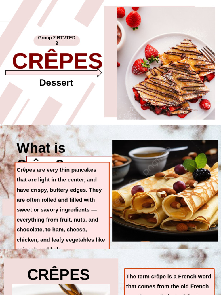 History and Facts About Crêpes | PDF | European Cuisine | Cooking