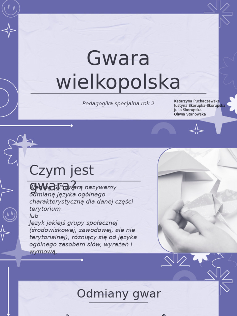 Gwara Wielkopolska | PDF
