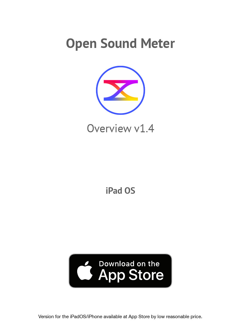 Open Sound Meter Overview v1.4 | PDF | Ios | Computer Engineering